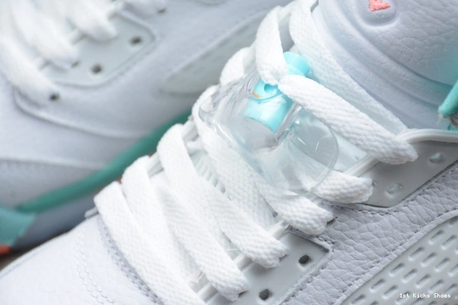 1st Kicks Aqua 440892-100 Light Air 5 GS Jordan 0802